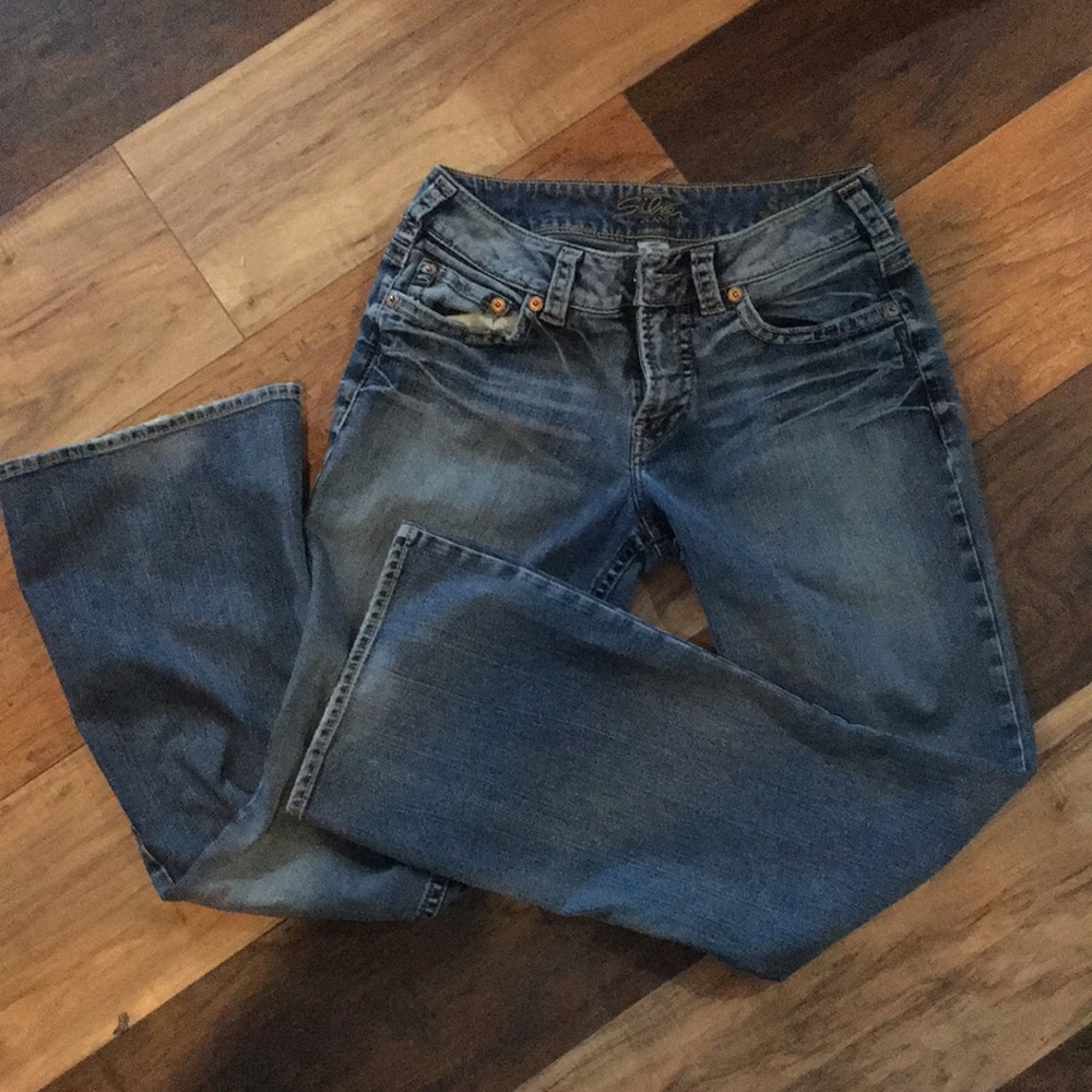 Silver jeans